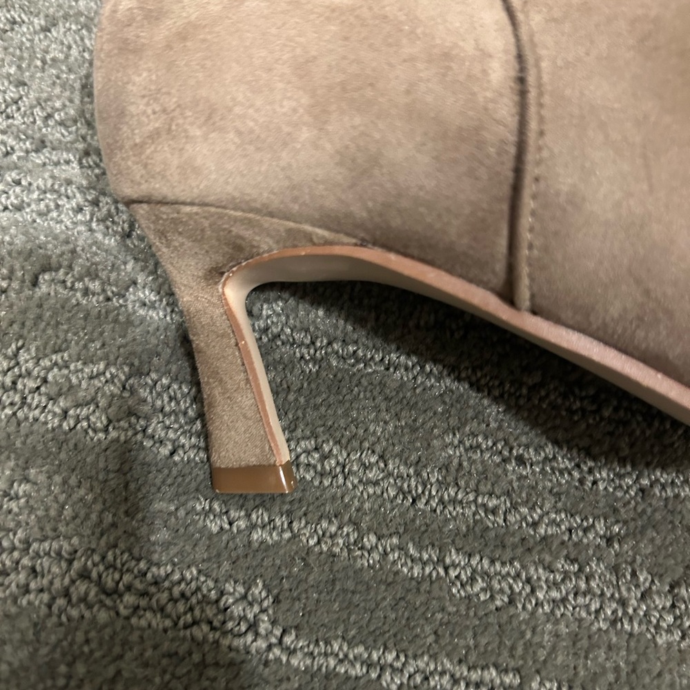 Jason Wu Women's Western Brown Suede Heeled Boots - Picture 4 of 6